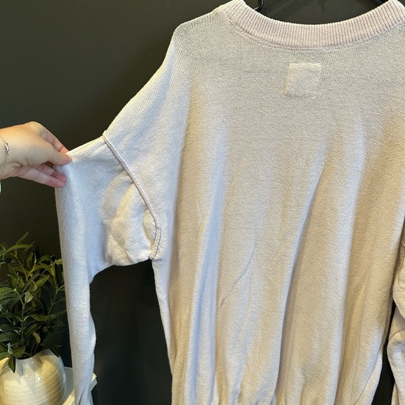 We The Free Sweater | Light Pink | Oversized Small | Free People - Picture 6 of 6